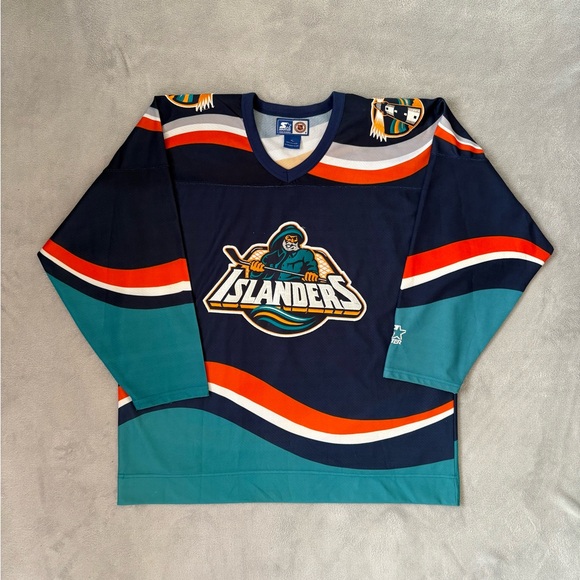 STARTER Other - *SOLD* New York Islanders Vintage Fisherman STARTER Hockey Jersey